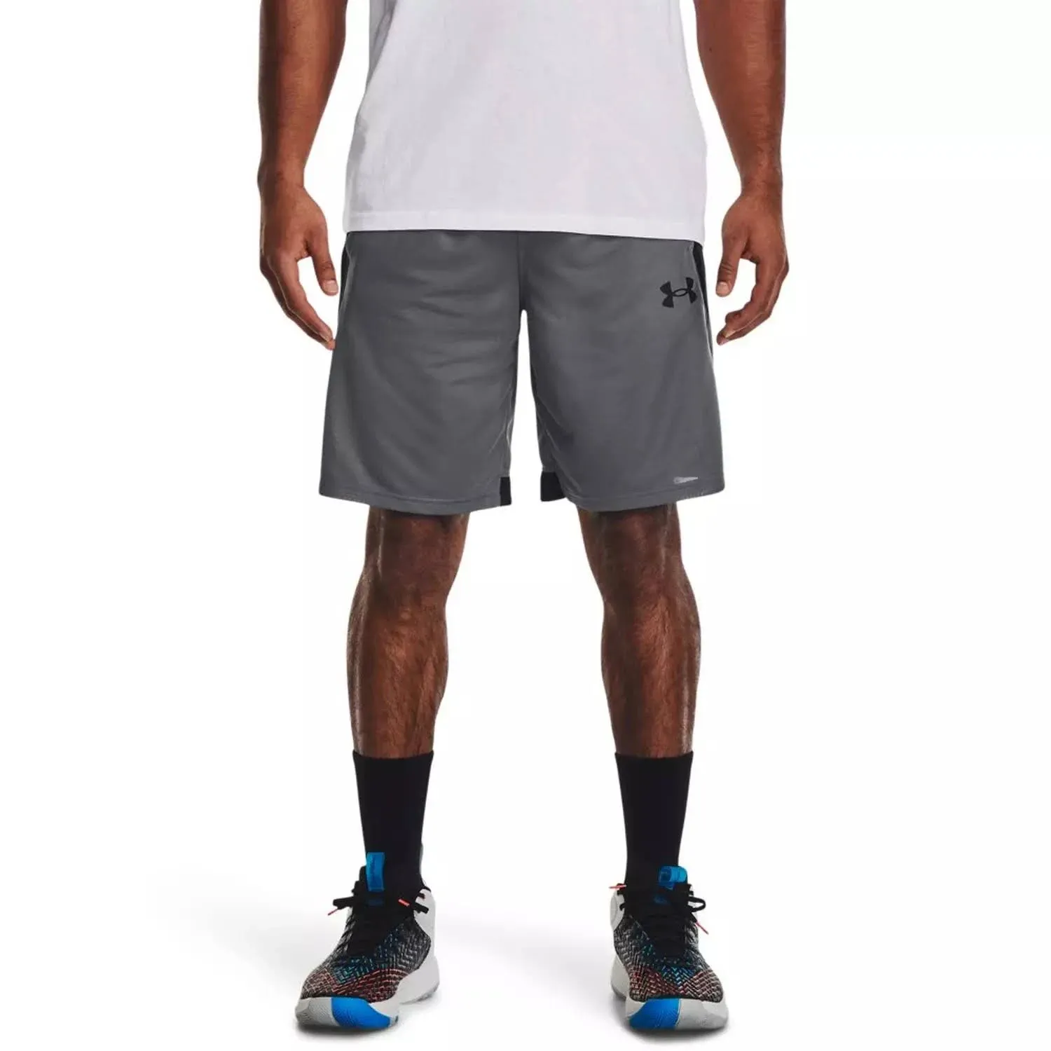 Under Armour Men's Baseline 10" Shorts - Gray, XL