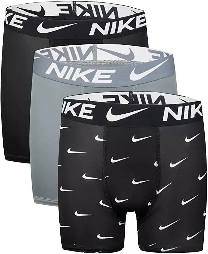 Nike Essentials Big Kids' Dri-Fit Boxer Briefs (3-pack)