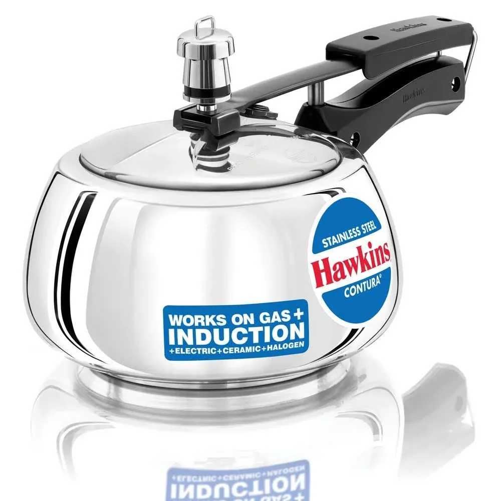 Hawkins Contura Stainless Steel 2 L Induction Bottom Inner Lid-set-eJr