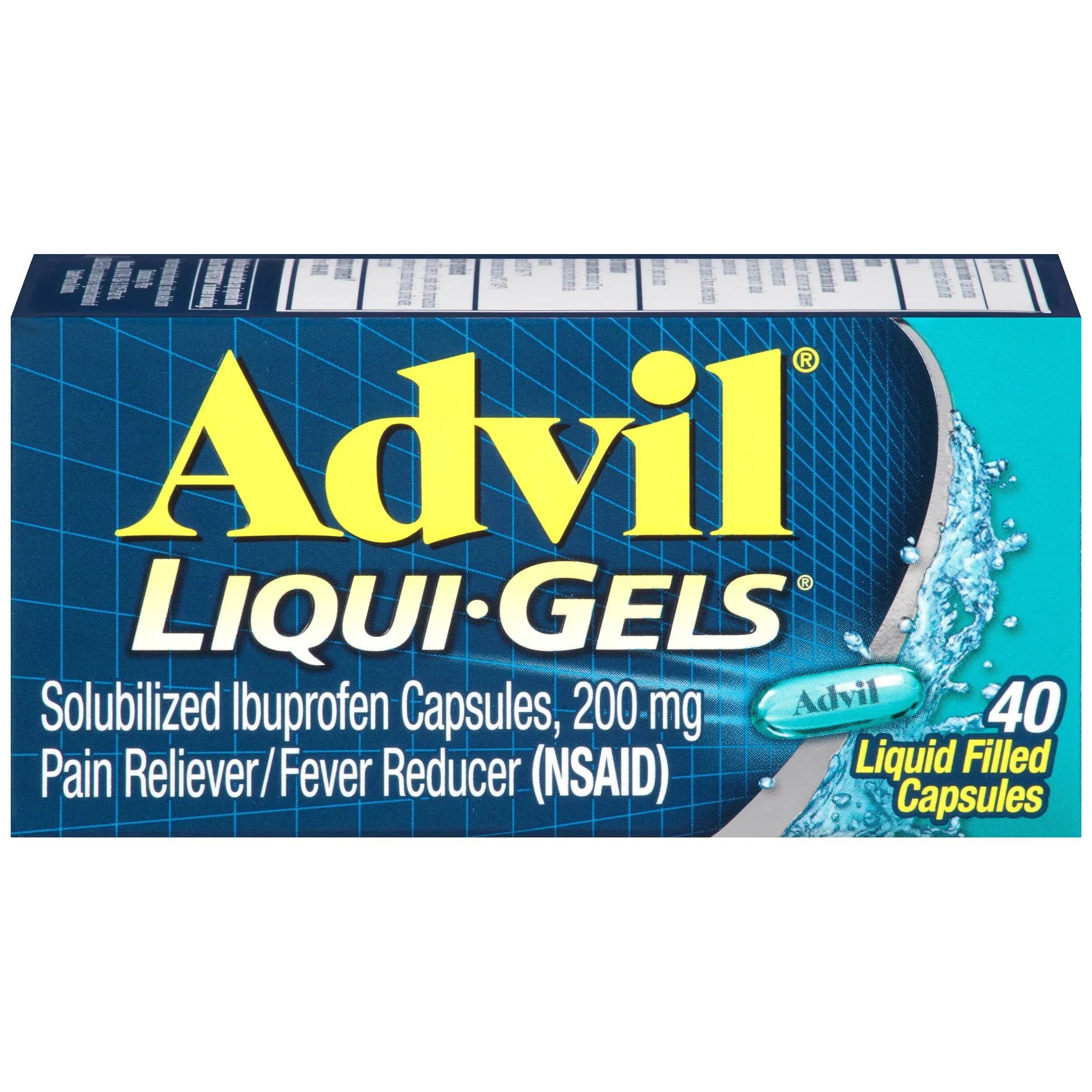 Advil Liquid Gels - Value Size 2 Pack (120 Count Each )