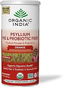 Organic India Psyllium Husk Pre & Probiotic Fiber