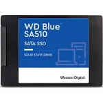 Western Digital 2TB WD Blue SA510 SATA Internal Solid State Drive SSD - SATA III 6 Gb/s, 2.5"/7mm, Up to 560 MB/s - WDS200T3B0A