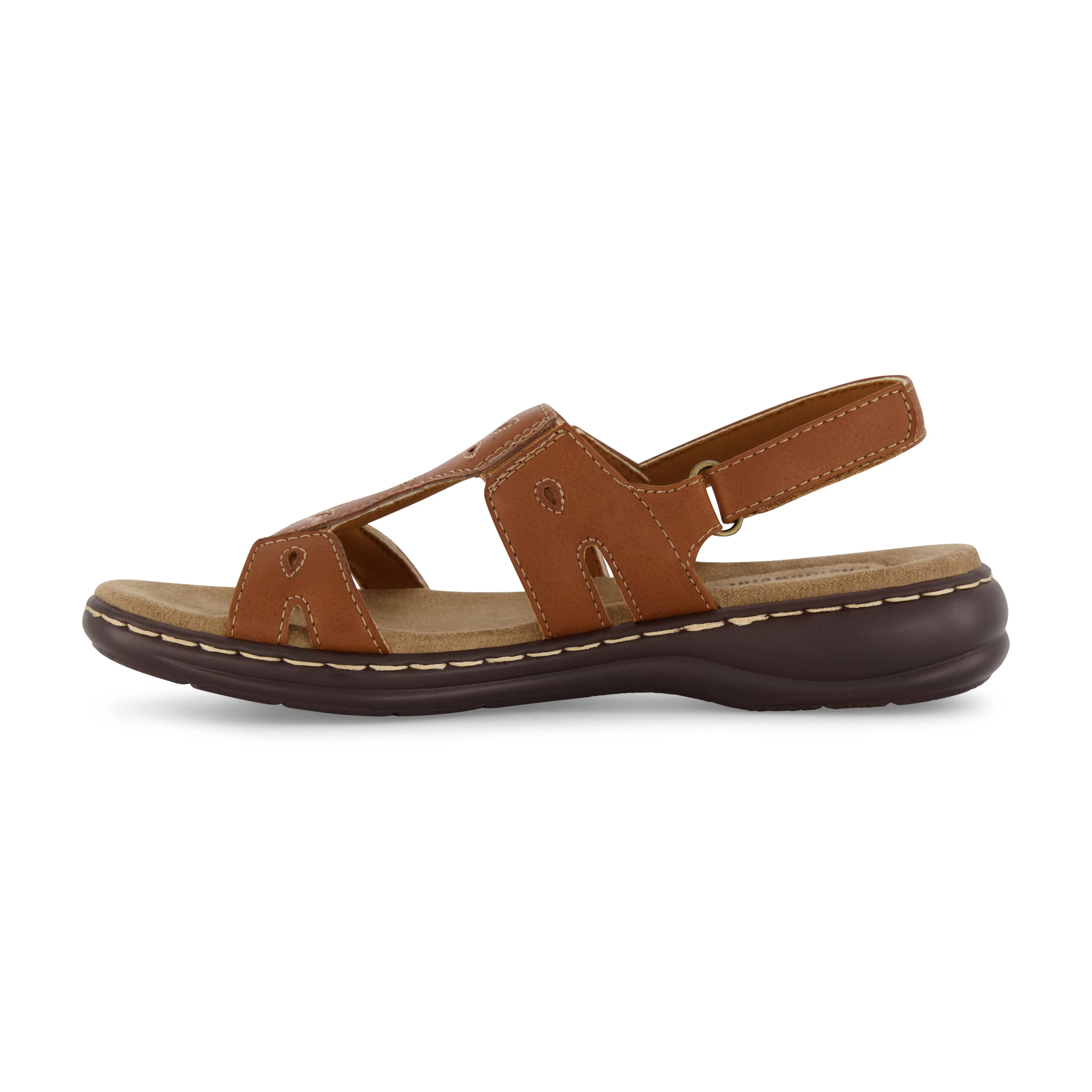 CUSHIONAIRE Women's Briar comfort sandal +Comfort Foam