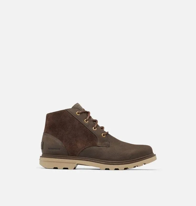 Sorel Carson Waterproof Chukka Boot in Blackened Brown/Khaki