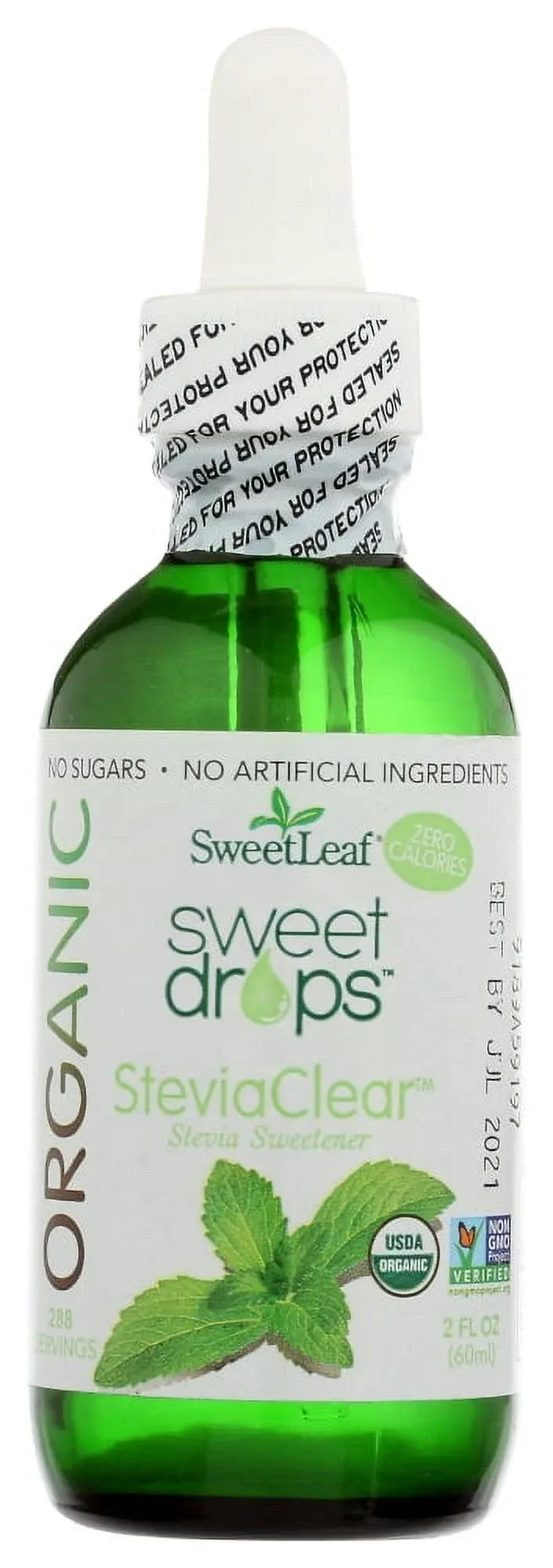 SweetLeaf Sweet Drops Stevia Clear Liquid Stevia Sweetener - Liquid Stevia Drops, Stevia Liquid Sweetener, Zero Calories, Zero Sugar, Non-GMO, Gluten-Free, Keto Friendly - 2 Fl Oz 