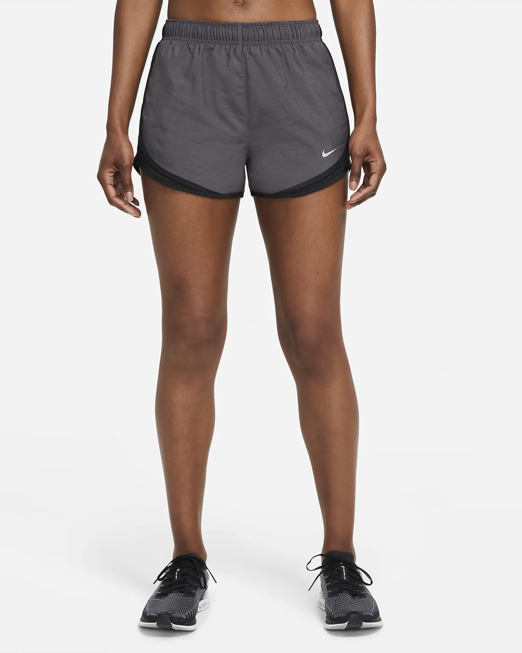 Nike Tempo Women's Running Shorts Black Heather XL