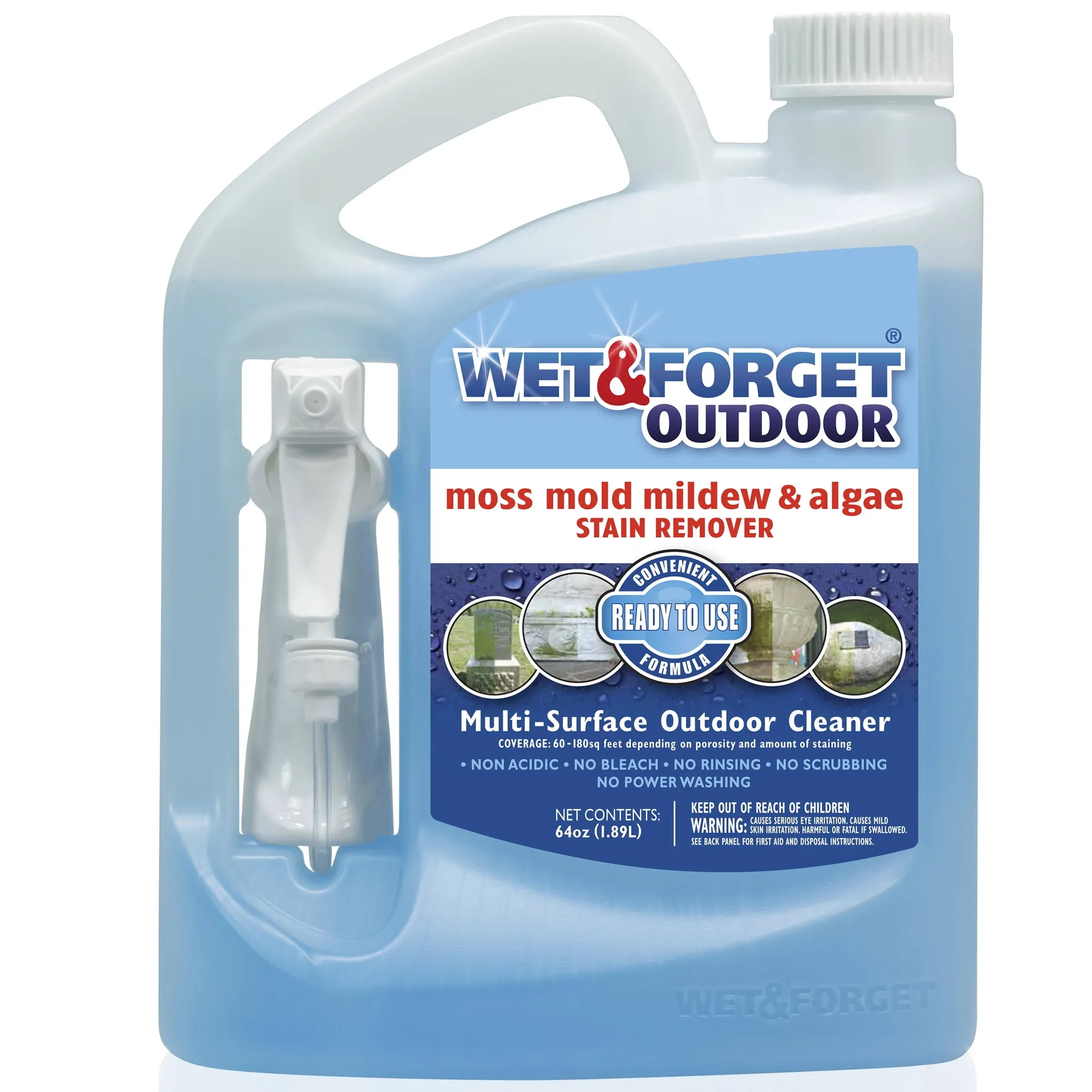 Wet & Forget Moss, Mold, Mildew, & Algae Stain Remover