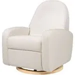 Babyletto Nami Recliner and Swivel Glider Performance Cream Eco-Weave