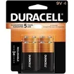 Duracell Coppertop Alkaline 9V Batteries