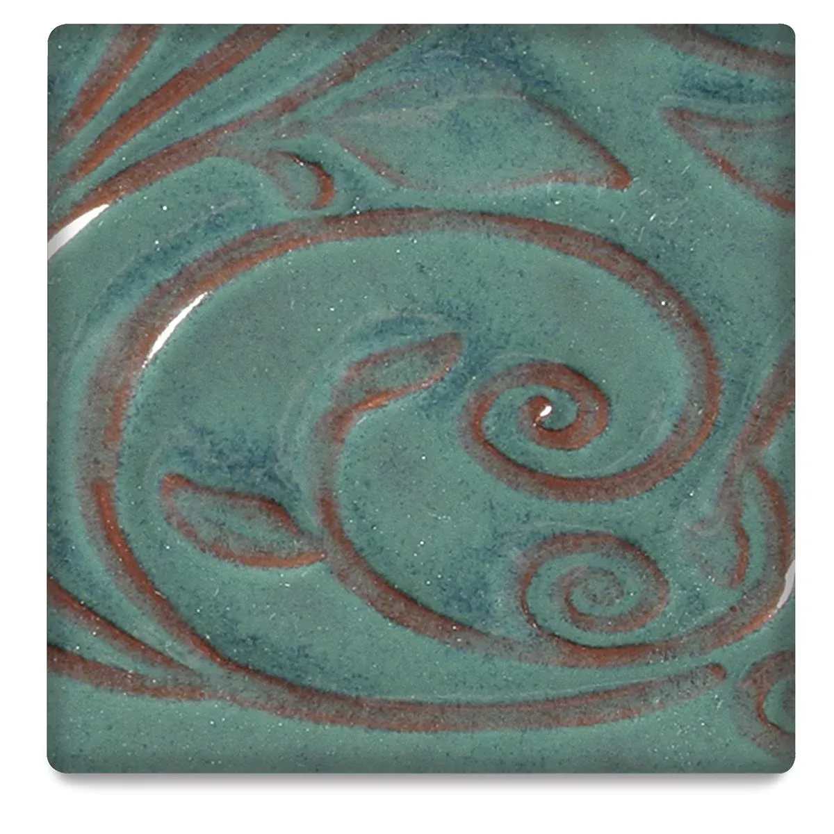 AMACO Opalescent Glaze, O-26 Turquoise, Opaque, Pint