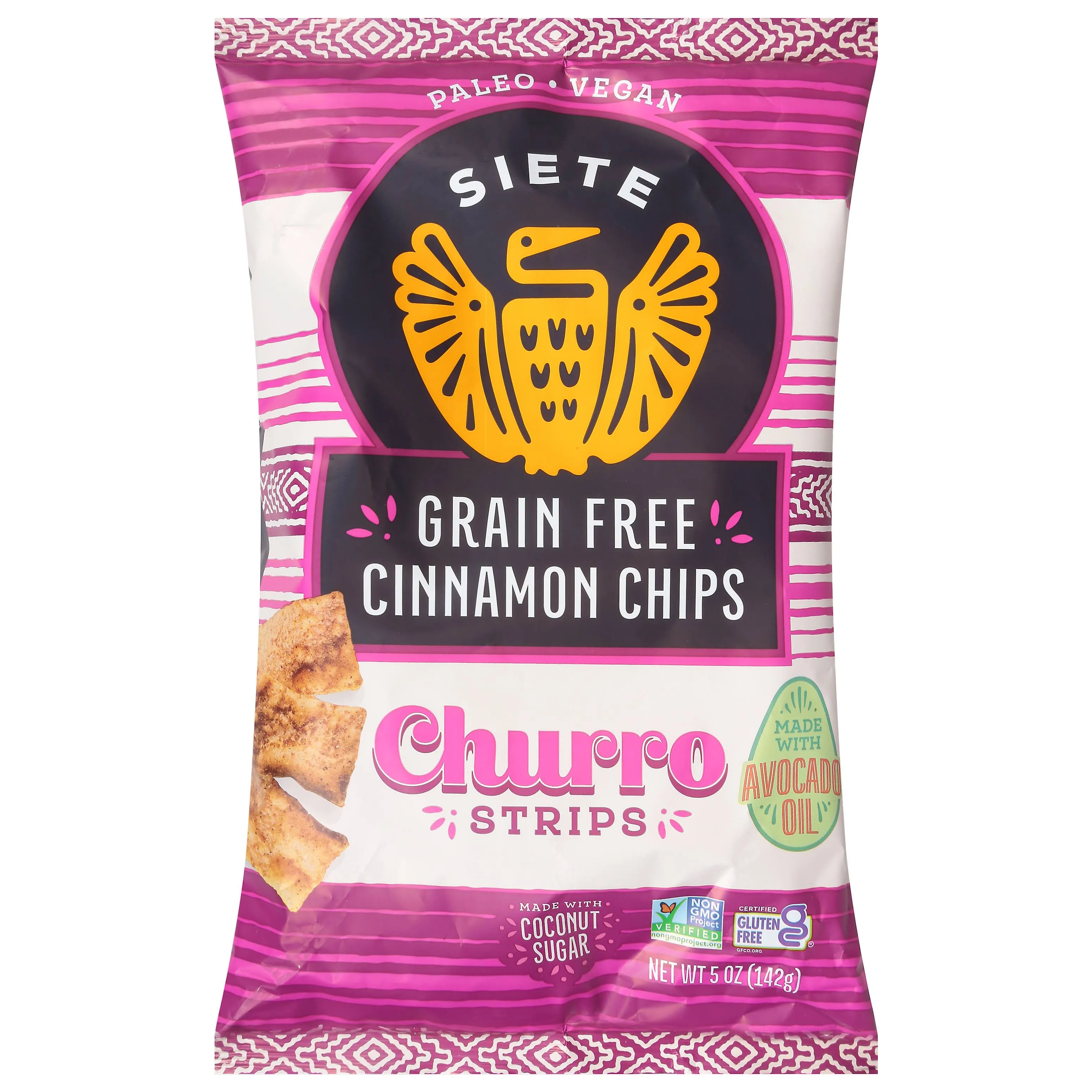 Siete Churro Strips, Grain Free, Cinnamon Chips