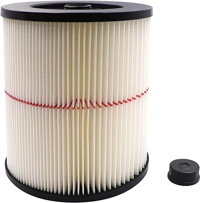 17816 Filter Replacement Cartridge for Craftsman Shop Vac Wet Dry Air Filter Fit 5 Gallon & Larger Vacuum Cleaner (8.5" x 6.5")