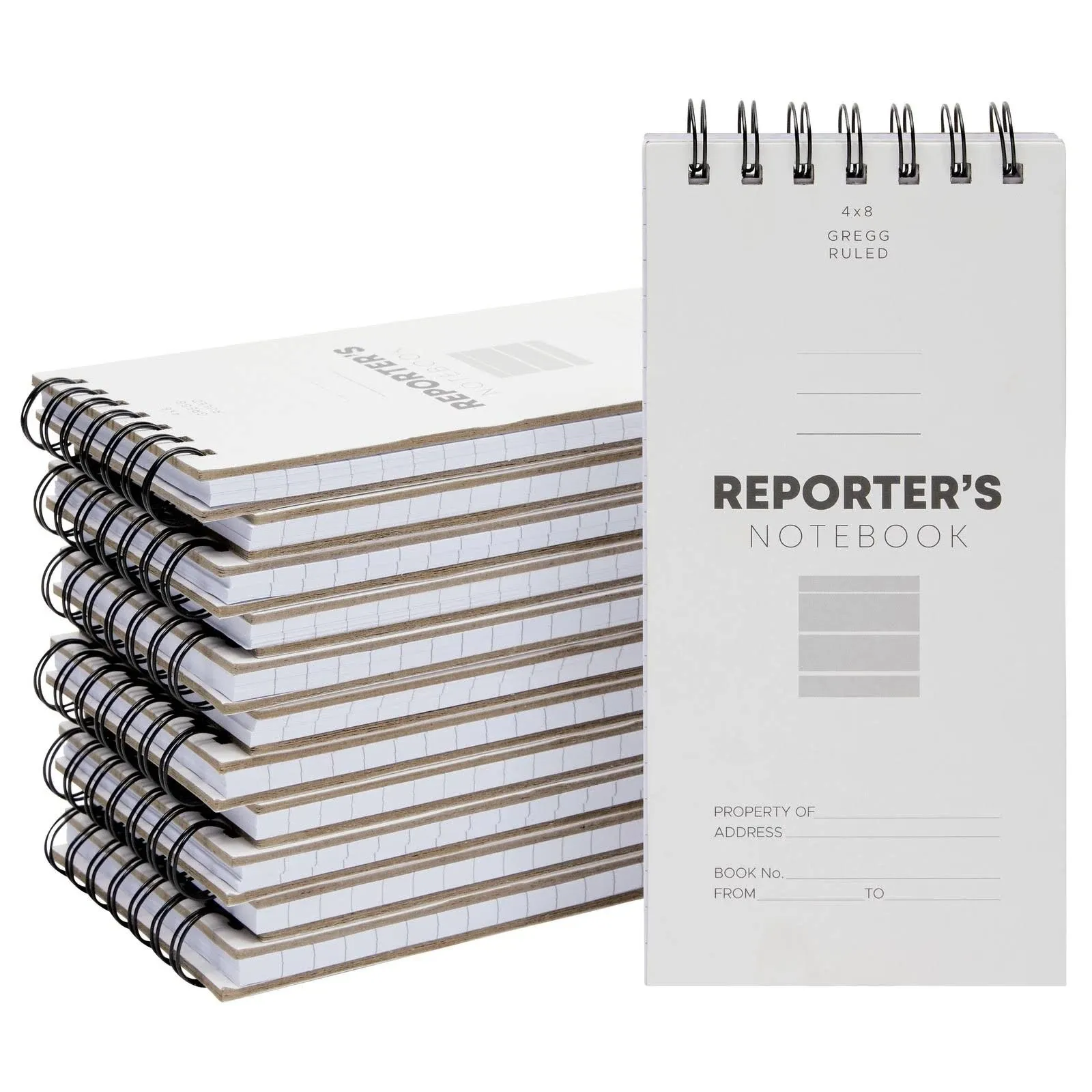 Juvale 12 Pack Reporters Notebook, Spiral Note Pad for Journalist, Detective (70 ...