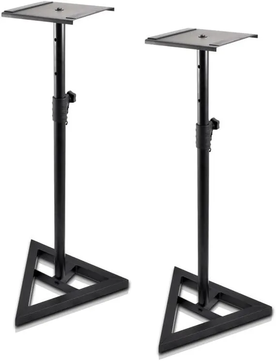 Pyle Pstnd35 Heavy Duty Telescoping Height Adjustment Monitor Speaker Stands