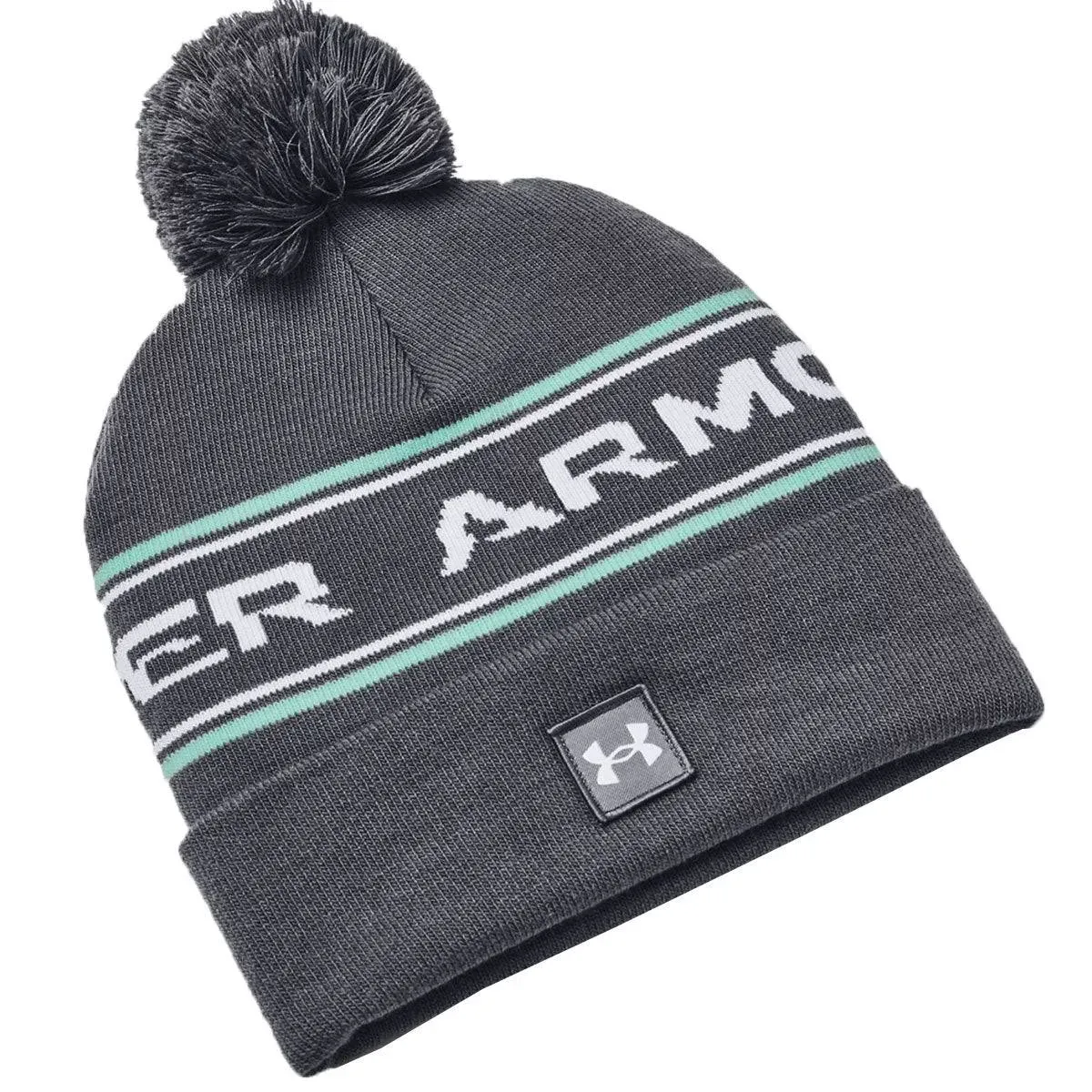 Under Armour Halftime Pom Beanie Grey