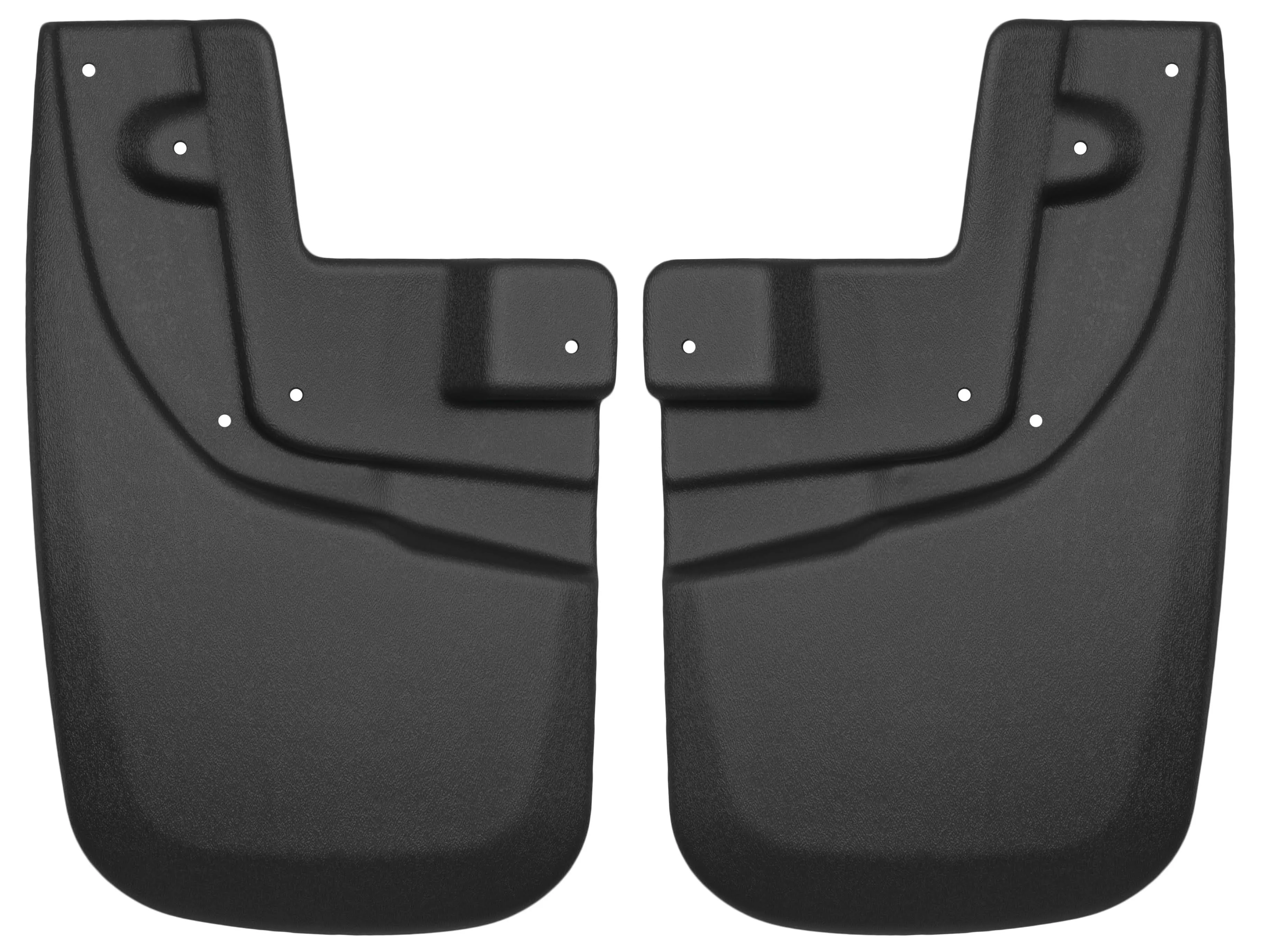 Husky Liners - Front Mud Guards | 2007 - 2018 Jeep Wrangler w/ Standard Bumper, Front Set - Black, 2 Pc | 56141