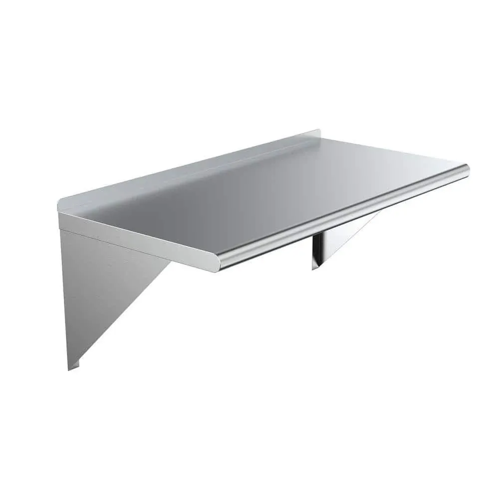 Amgood 24" x 36" Stainless Steel Wall Mount Shelf