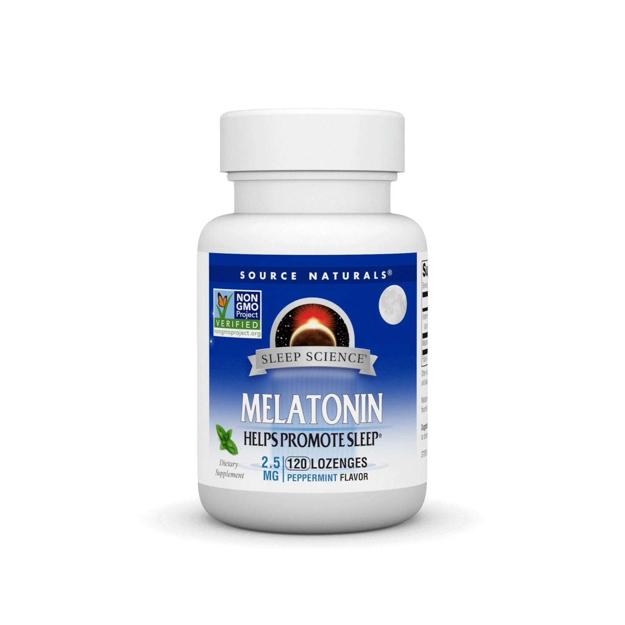 Source Naturals Melatonin, Peppermint, 2.5 mg, Tablets