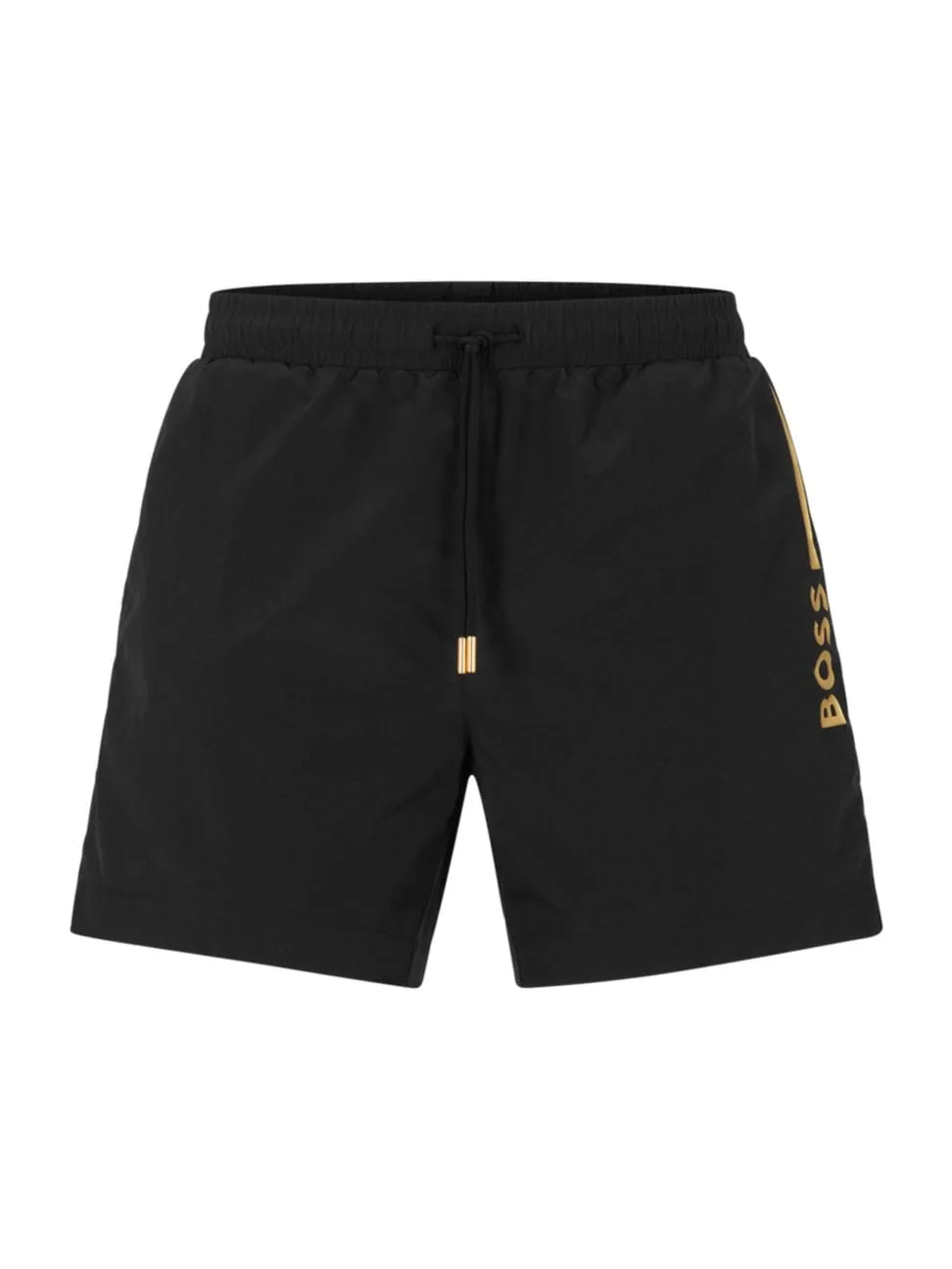 Boss Men's Quick-drying Swim Shorts with metallic logo