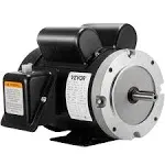 Mophorn Electric AC Motor, 2HP Air Compressor Motor 1725RPM Single Phase 56C Frame Electric Motor for Air Compressor, 115V/230V