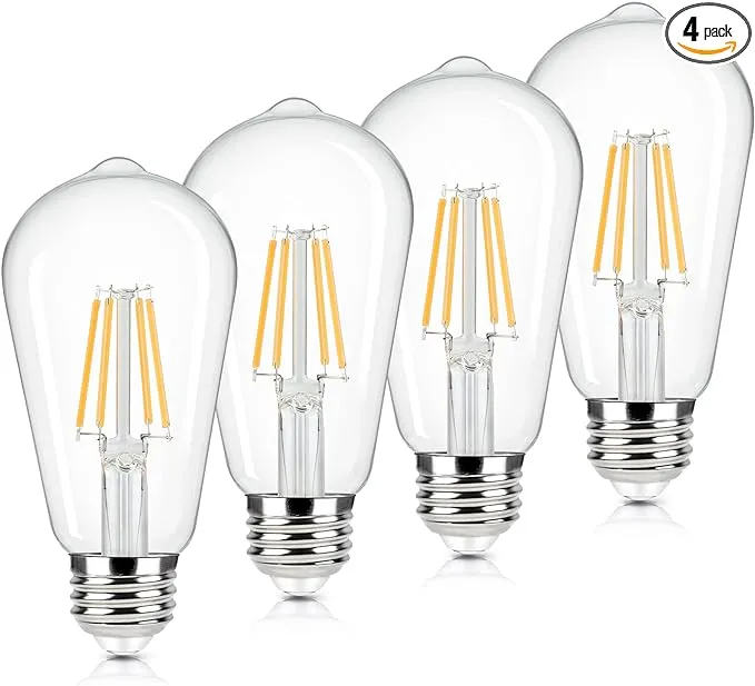 TOBUSA Vintage LED Dimmable Edison Light Bulbs