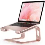 Nulaxy Laptop Stand, Ergonomic Aluminum Laptop Computer Stand, Detachable Laptop Riser Notebook Holder Stand Compatible with MacBook Air Pro, Dell