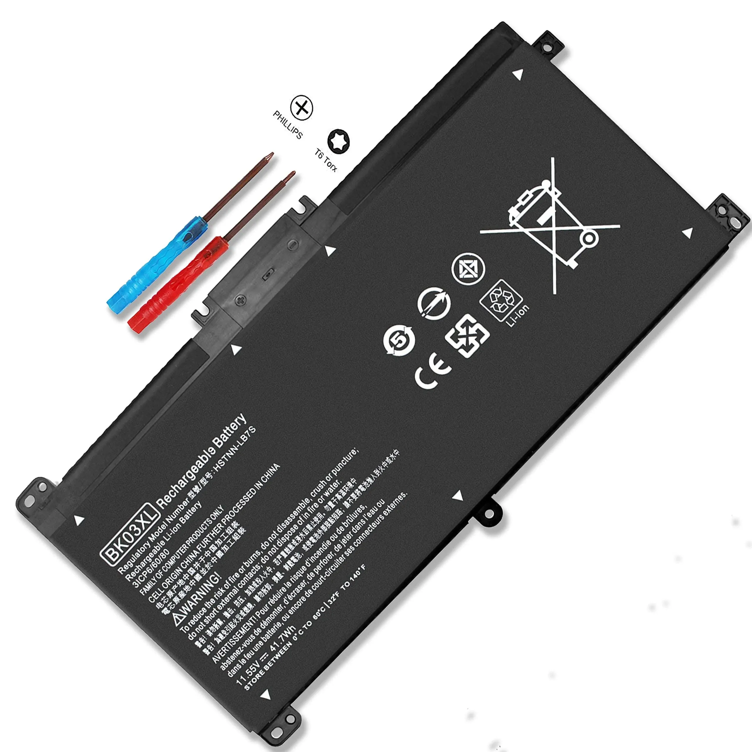 BK03XL Battery for HP Pavilion x360 14m-ba011dx 14m-ba013dx 14m-ba015dx 14m ...