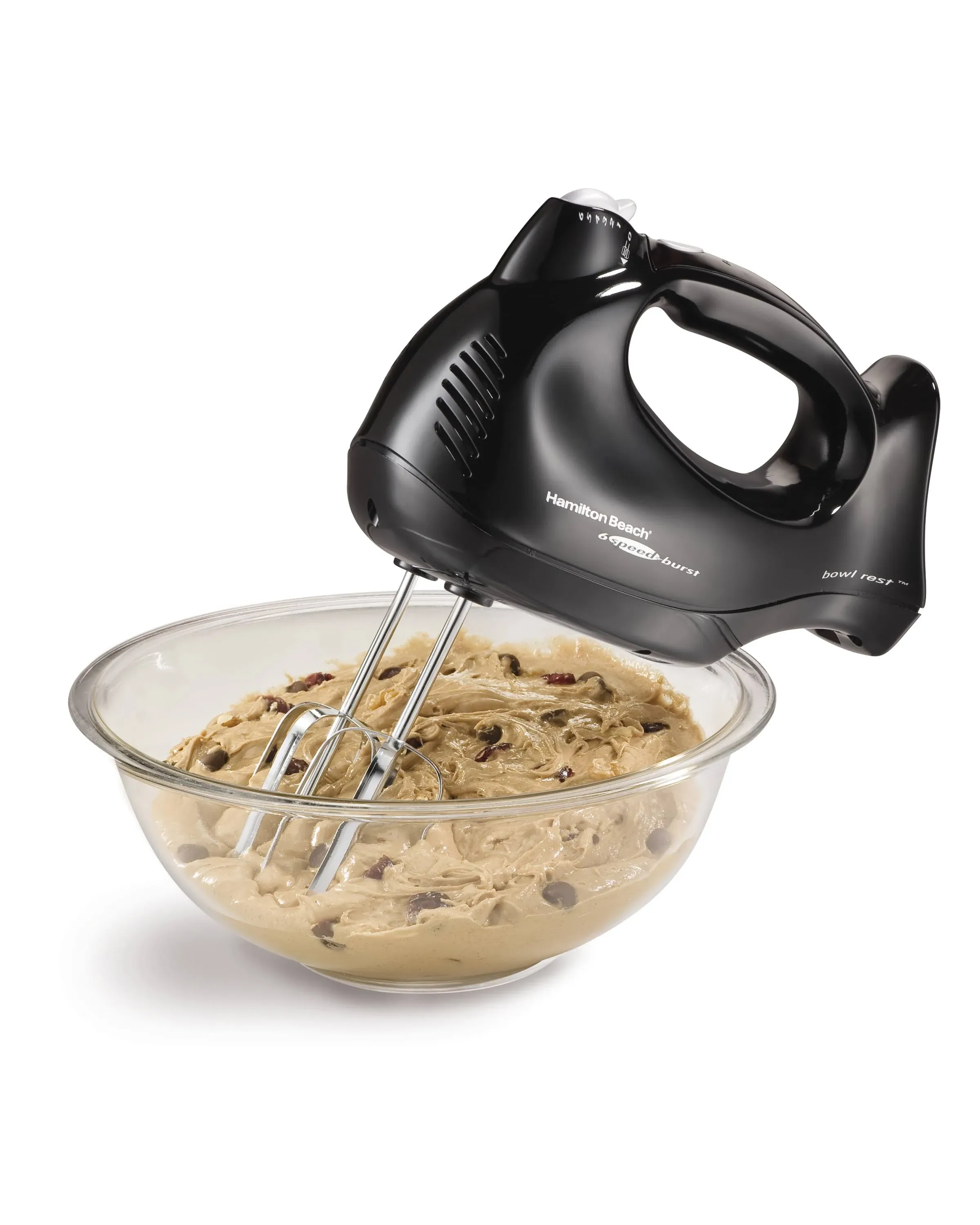 Hamilton Beach 6 Speed Hand Mixer with Snap-On Case