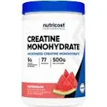 Nutricost, Performance, моногидрат креатина, со вкусом арбуза, 500 г (1,1 фунта)