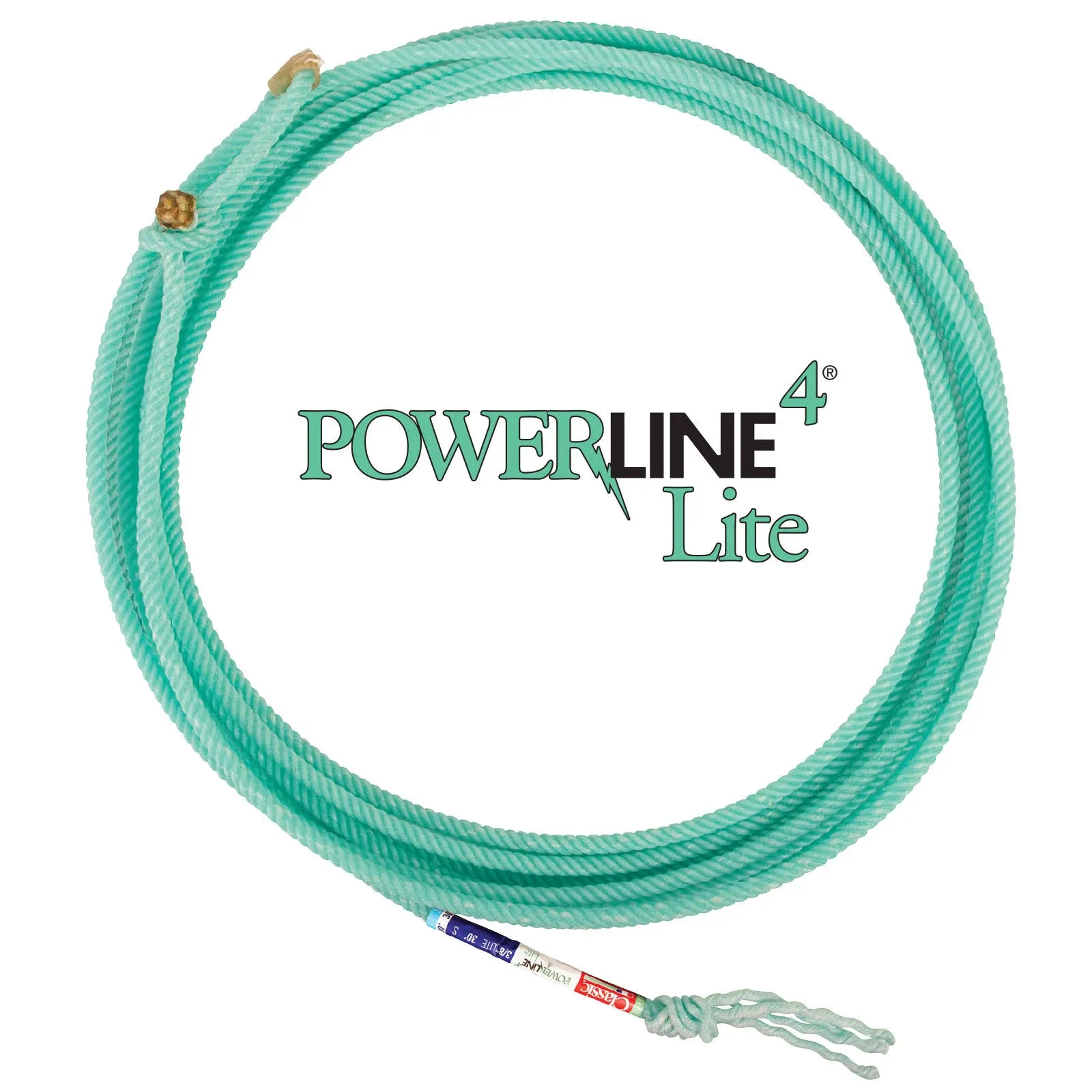 Classic Rope Powerline4 Lite 4 Strand Head Team Rope 30'