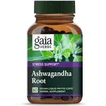 Gaia Herbs Ashwagandha Root - Made with Organic Ashwagandha Root to Help Support a Healthy Response to Stress, the Immune System, and Restful Sleep - 120 Vegan Liquid Phyto-Capsules (60-Day Supply)