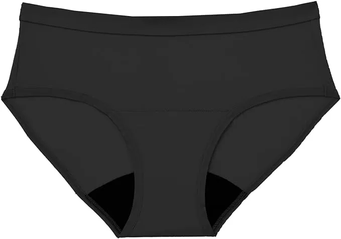 Thinx Air Hiphugger Period Underwear - Black in Sizes XXS-4X Undies