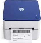 HP Shipping Label Printer, 4x6 Commercial Grade Direct Thermal, Compact & Easy-to-use, High-Speed 300 DPI Printer, Barcode Printer, Compatible with Amazon, UPS, Shopify, Etsy, Ebay, ShipStation & More