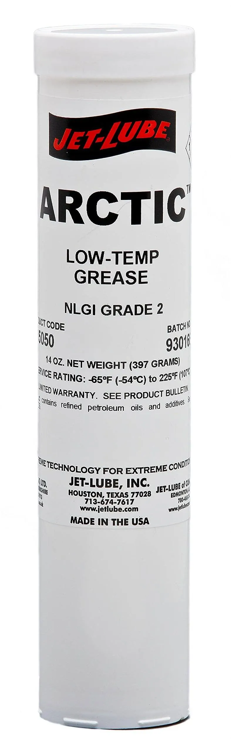 Jet-Lube 35050 Low Temperature Grease: 14 oz Cartridge