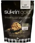 Sukrin Gold - Natural Brown Sugar Alternative - No Calorie Sweetener for Keto, Low Carb and Diabetic Diets - 1.1 lb Bag (1 Pack)