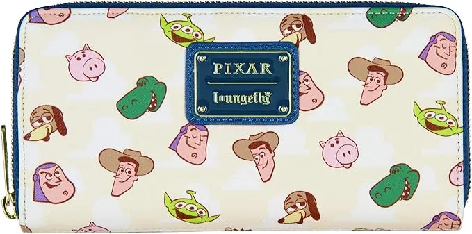 Loungefly x Disney Toy Story Allover Character Faux Leather Zip Around Wallet