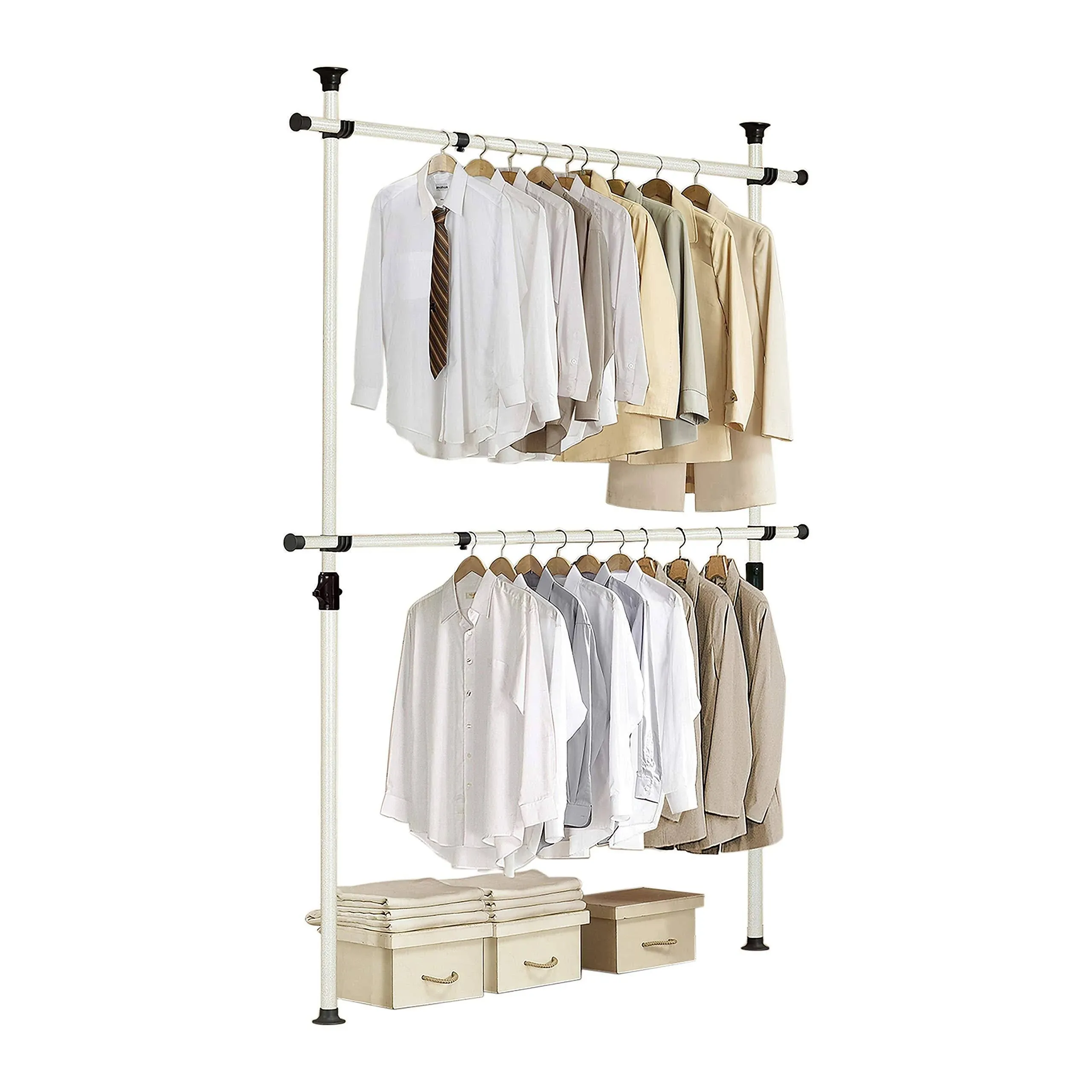 Prince Hanger Double Adjustable Hanger One Touch / Clothing Rack