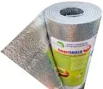 Insulation Marketplace SmartShield -3mm 16 inchx25ft Reflective Insulation Roll, Foam Core Radiant Barrier, Thermal Insulation Shield - Engineered