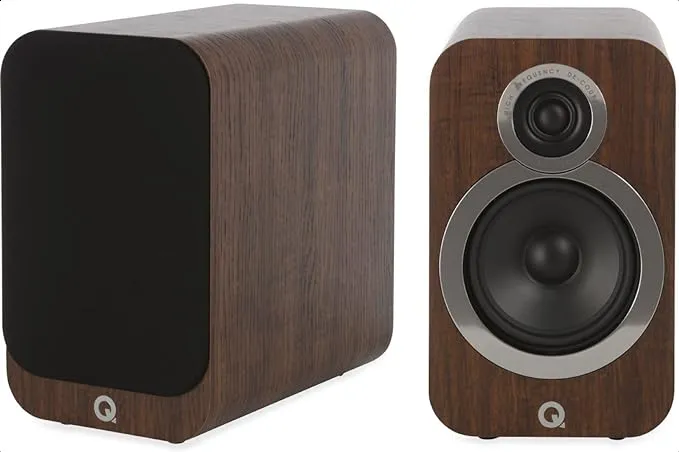 Q Acoustics 3020I Bookshelf Speaker - Pair (Walnut)