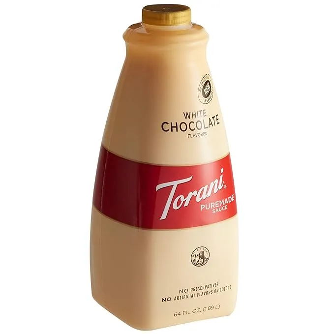 Torani 64 fl. oz. Puremade White Chocolate Flavoring Sauce