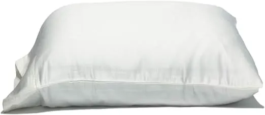 The Giant Pillowcase - Extra Large Extra Tall Pillowcases. 100% Microfiber. 2-Pack (White, King 25Wx43L) Fits Even The Fluffiest Pillows Including