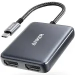 Anker PowerExpand USB-C &amp; Dual HDMI Adapter Up to 4K (60Hz) for Mac Book ‎A8324