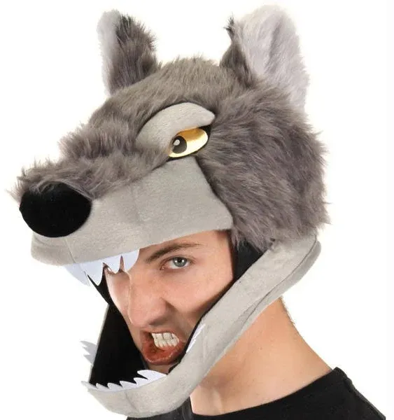 FUN Costumes Wolf Jawesome Costume Hat