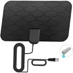 Digital TV Antenna,antenna for Smart TV,360°Reception,Support 4K 1080p Smart Television,Detachable Signal Amplifier-Signal Booster-HDTV Antenna 10ft