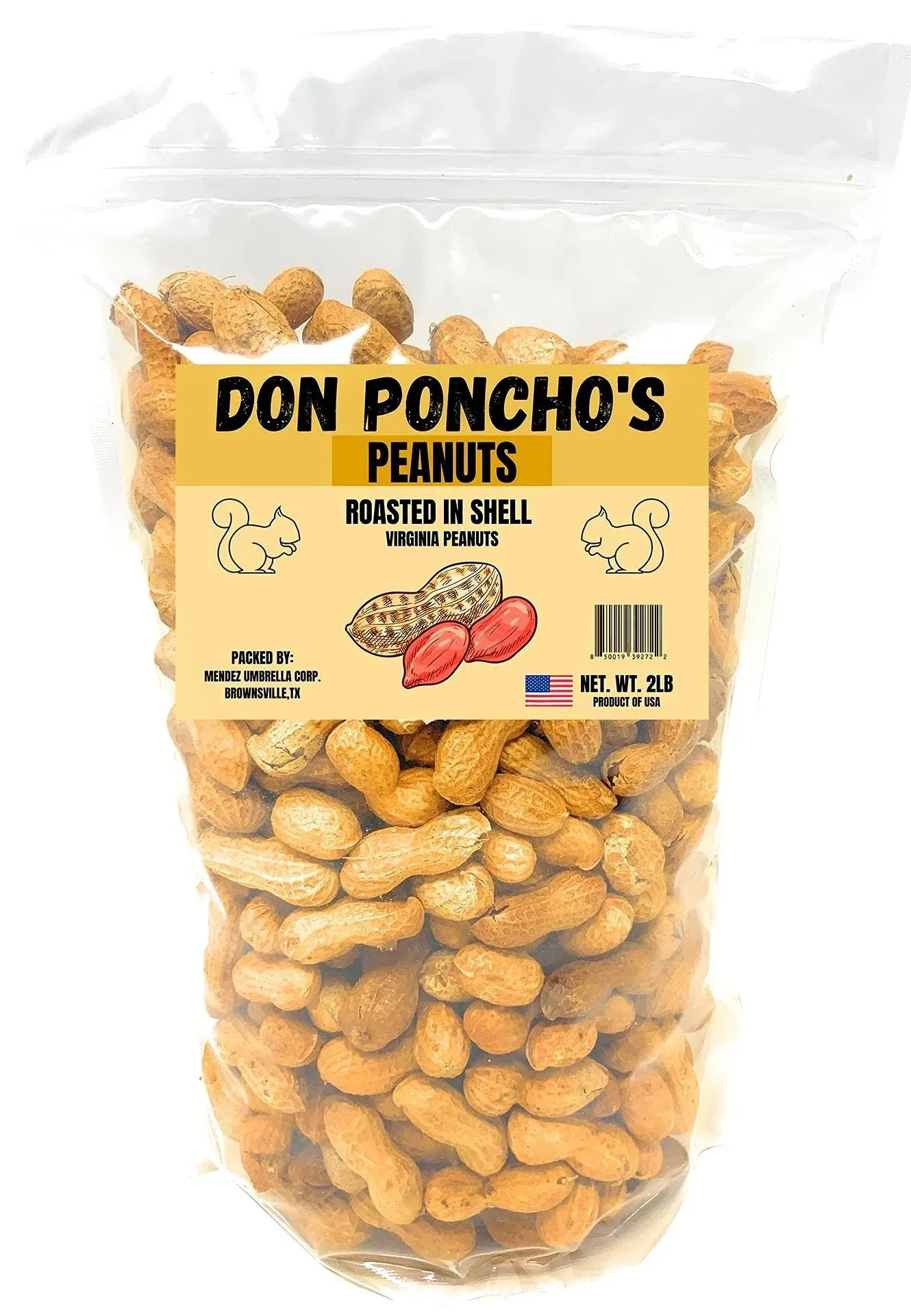 Don Ponchos | Unsalted Peanuts in The Shell | Peanuts in Shell for Squirrels ...