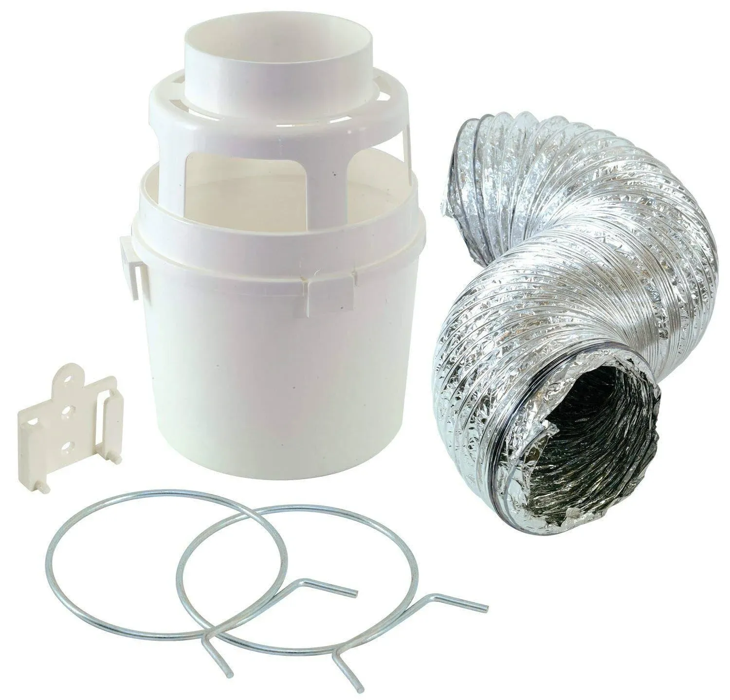 Lambro Industries 211L Flex Duct Lint Trap Kit 4 in x 5 ft.