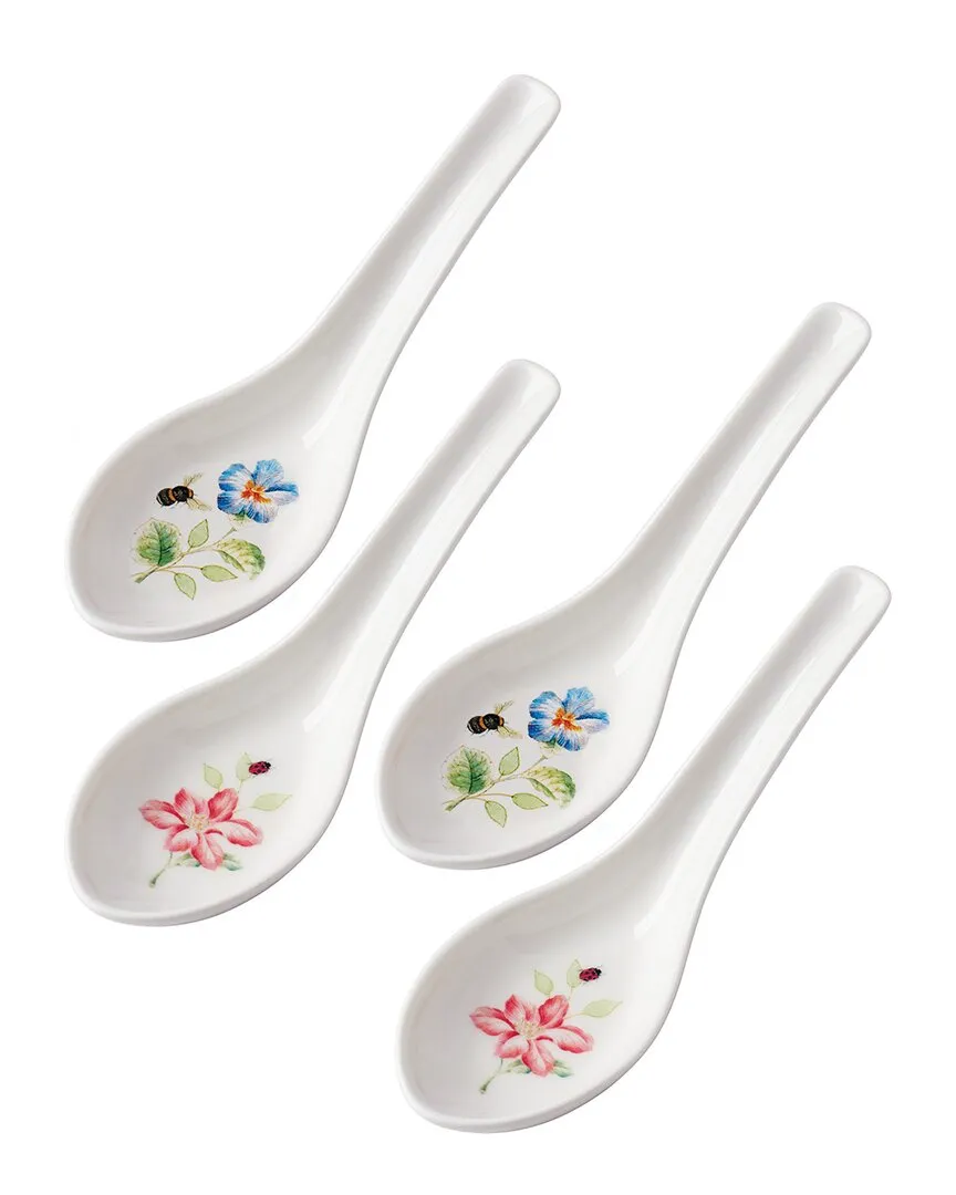 Shop Lenox Butterfly Meadow Soup Spoon Set In Multi