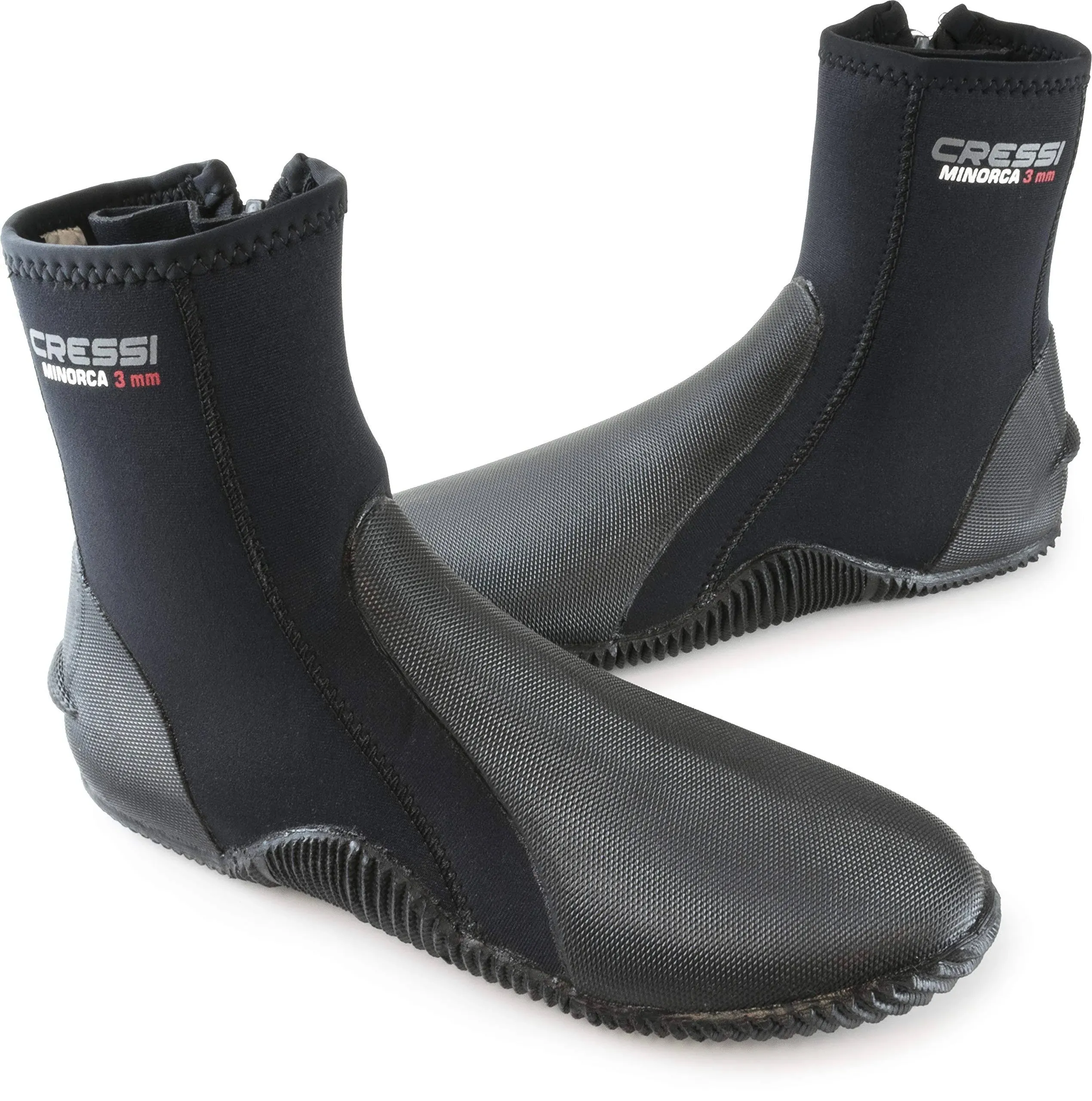 Cressi Neoprene Adult Anti-Slip Sole Boots - for Scuba Diving, Snorkeling, Diving, and Rafting - Minorca: designed in Italy