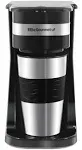 Personal Coffee Maker - Single Serve with Stainless Steel Travel Mug