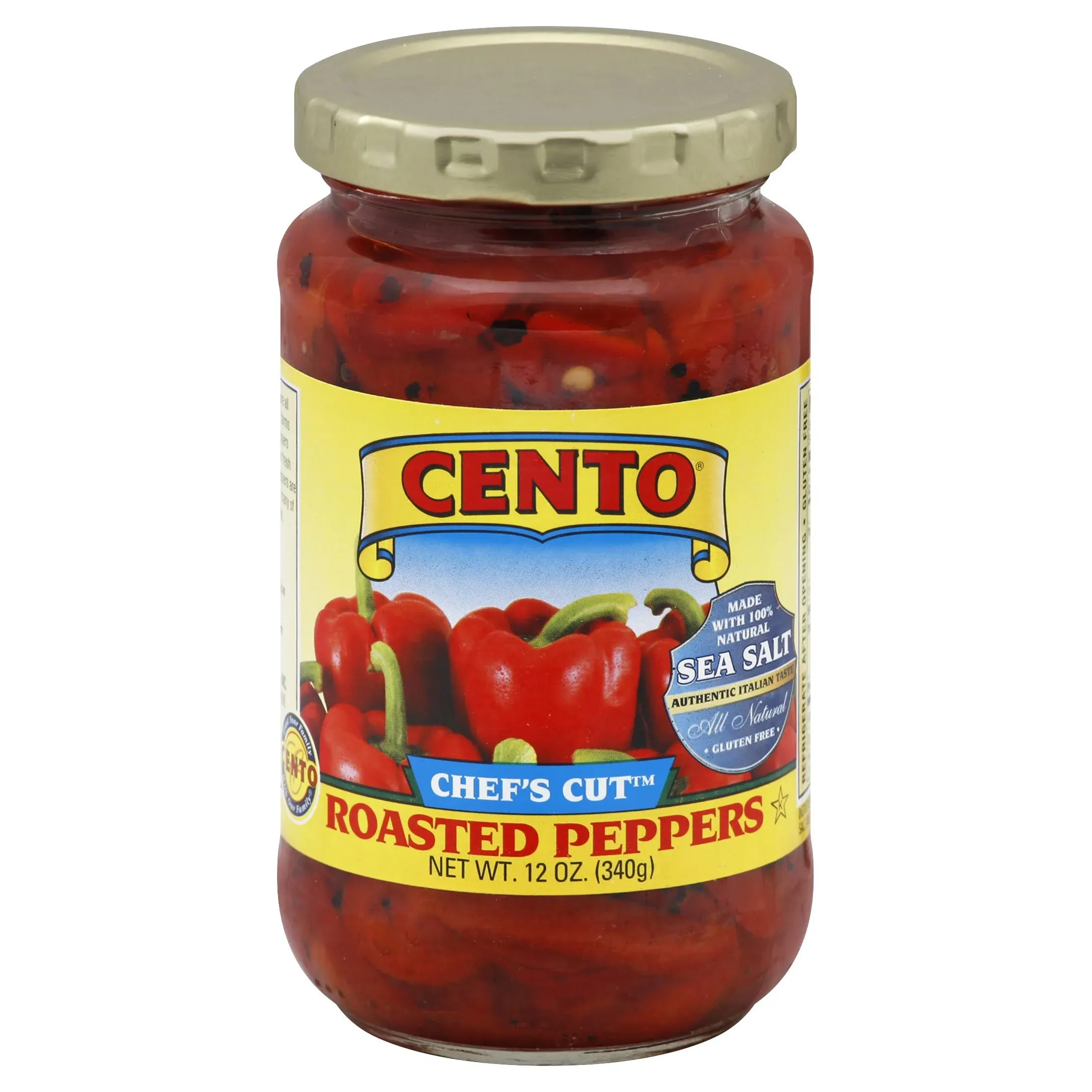 Cento Peppers, Roasted, Chef's Cut - 12 oz